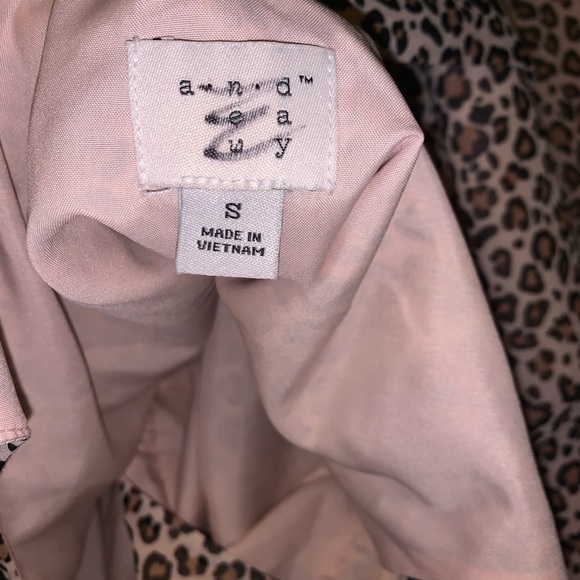 A New Day Brown/Light Pink Leopard Print Dress. - Picture 7 of 7